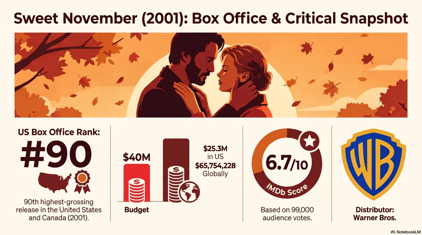 Sweet November (2001) — Audience Ratings and Box Office