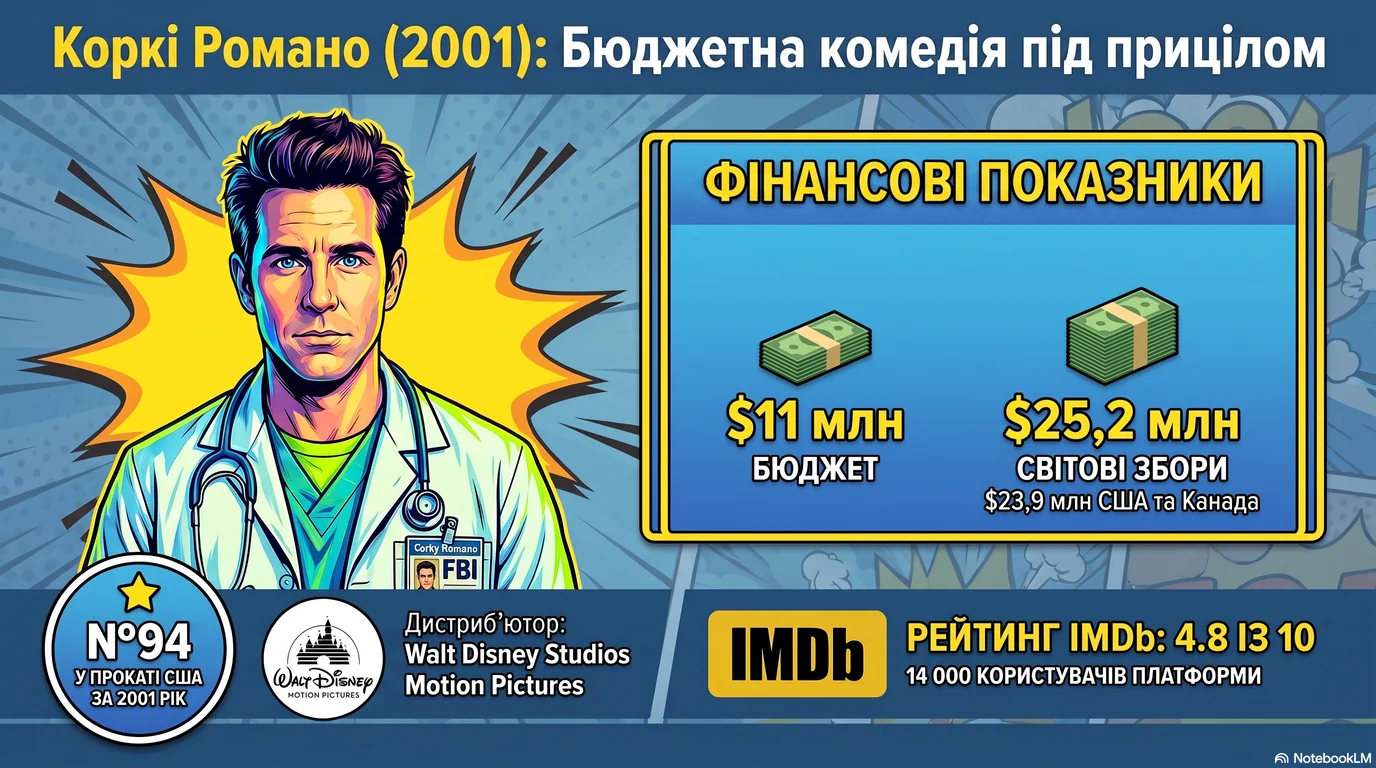 Коркі Романо (2001) — Оцінки глядачів та касові збори