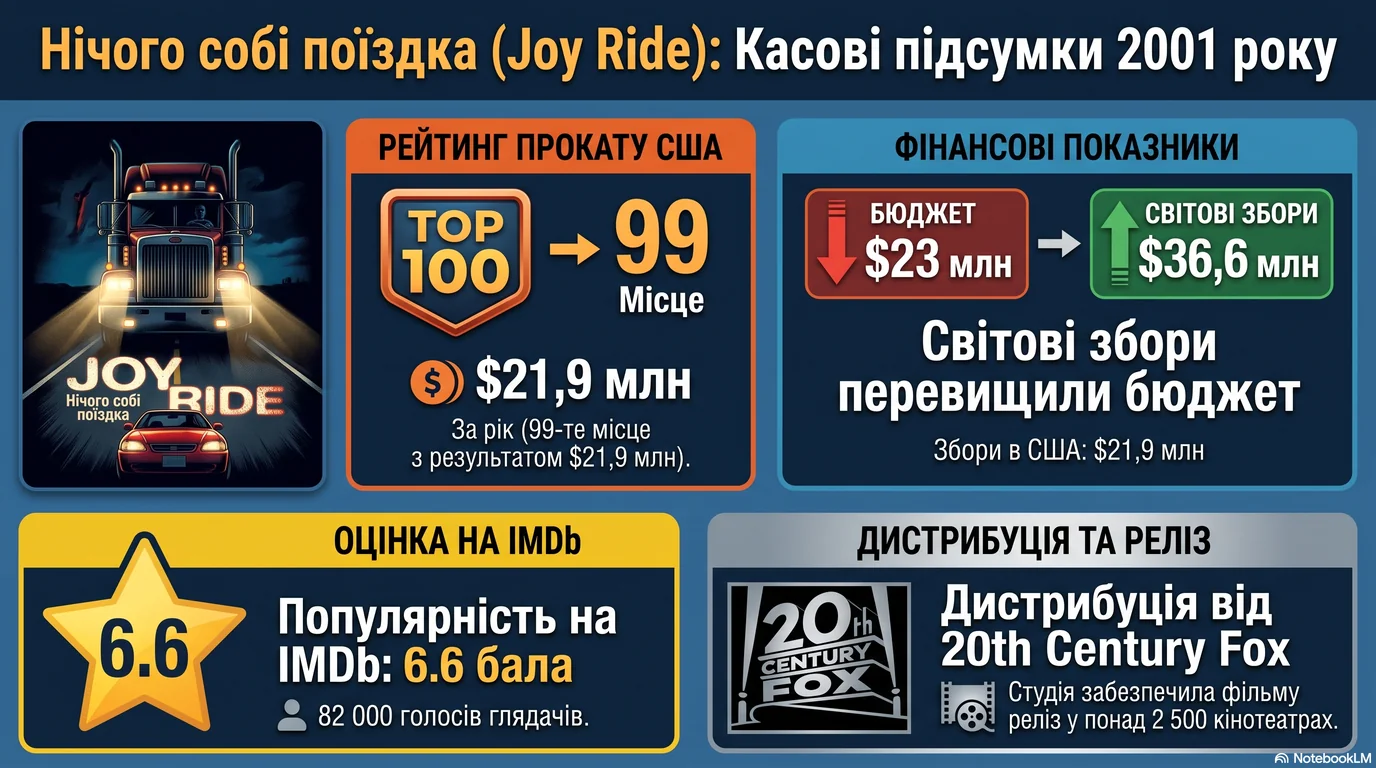 Нічого собі поїздочка (2001) — Оцінки глядачів та касові збори