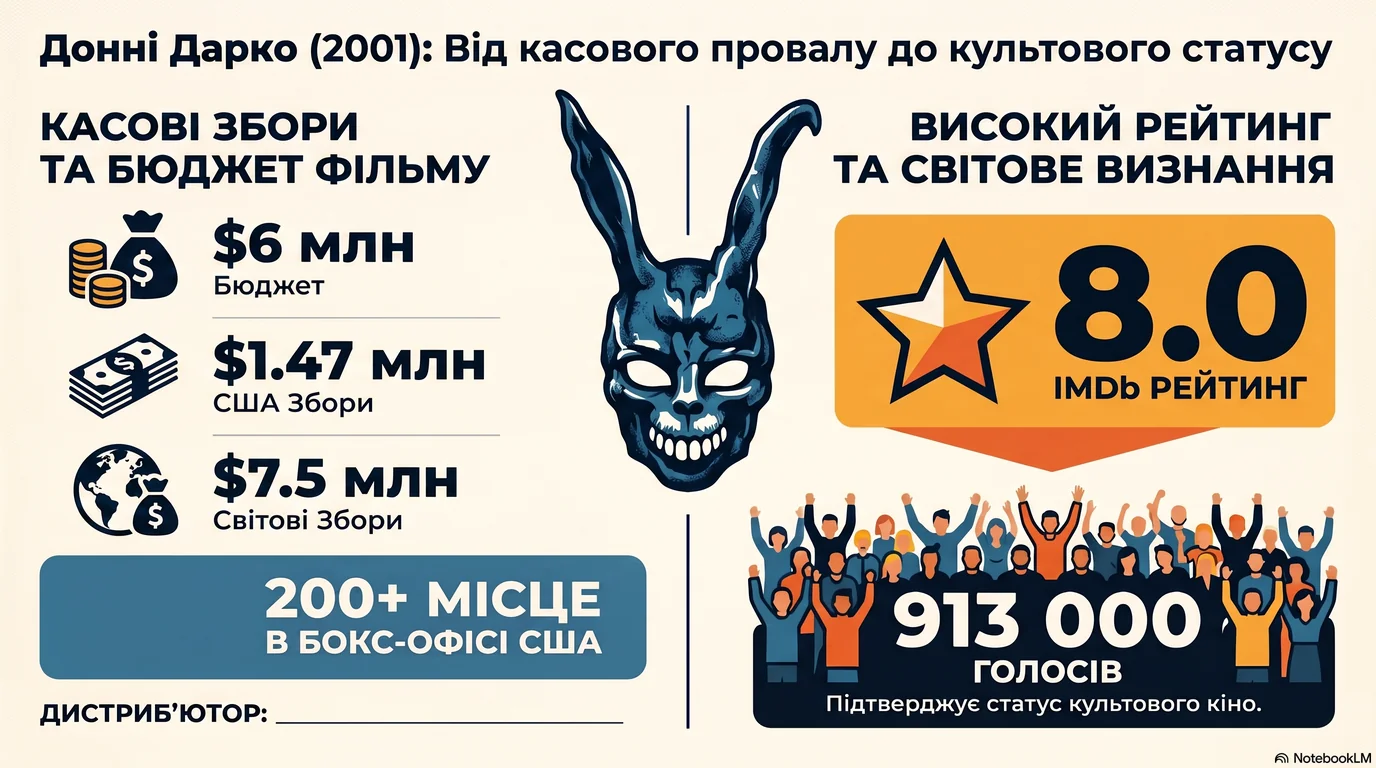 Донні Дарко (2001) — Оцінки глядачів та касові збори